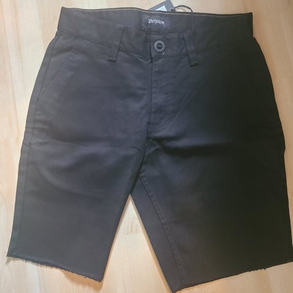 NWT Men's Brixton Chino Short in Black - Size 28 - Picture 3 of 4
